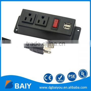 Surface Mounting Usb Furniture Socket with Knob Switch