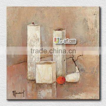 Wholesale stretched canvas pots oil painting for bedroom