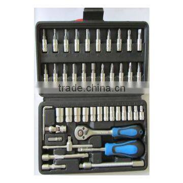 46pcs 1/4" Driver Socket and Bit Set