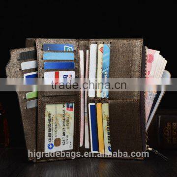 2016 Men Faux Leather Travel Wallet photo-4