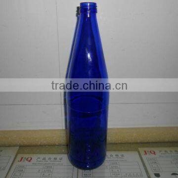 750ml cobalt blue sparkling beverage bottle