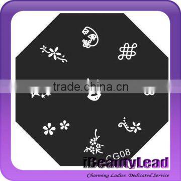 Popular eight-square nail art stamping image plate nail art stamping