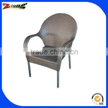 ZT-1094C Aluminum rattan/wicker chair for outdoor use