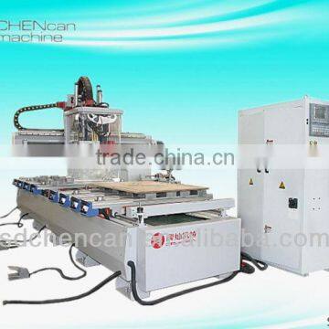 Wood Cabinet ATC CNC Router with drill and saw