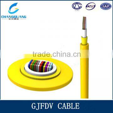 High quality Indoor Ribbon Fiber Cable GJFDV 4 core fiber optic cable