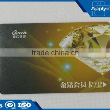 Frost Surface Finished plastic business card pvc gift membership card for club vip card