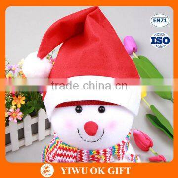 Yiwu Factory Fancy Christmas Hat And Caps Stocking Decoration