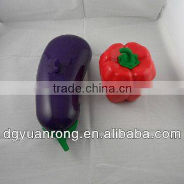 Cheap Large Eggplant Type Silicon Food Steamer