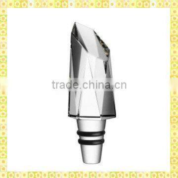 Nice Clear Cutting Glass Wine Stoppers For Wedding Promotional Gifts