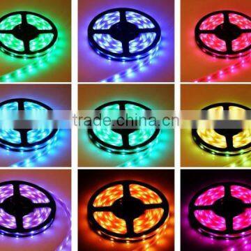 5meters flexible DC12V 60led/m 14.4W/M IP65 silicon glue led strip rgb