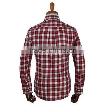 100%cotton One Side Brush Twill Check Fabric photo-3