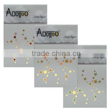 Festive Stars Temporary Tattoo With Crystals photo-4