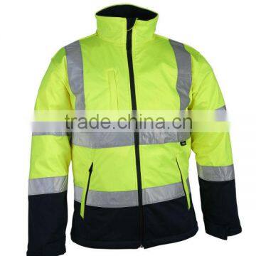 high visibility softshell jacket