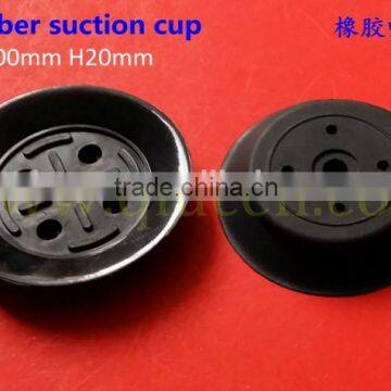 OD 100 H20 MM Rubber industrial Powerful vacuum Customized High Precision Rubber Suction Cup