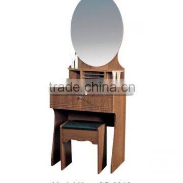 Wooden Dresser Designs With Mirror And Stool Set, simple dressing table, modern dressing table, new wall mounted dressing table