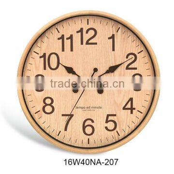 2016 Promotional Clock Home Decorative Quartz Watch Wall Clock Wood