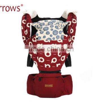 SGS CE Approved Adjustable Ergonomic Baby Backpack Carrier 100% Organic Cotton Polyster/Baby Doll Carrier Seat