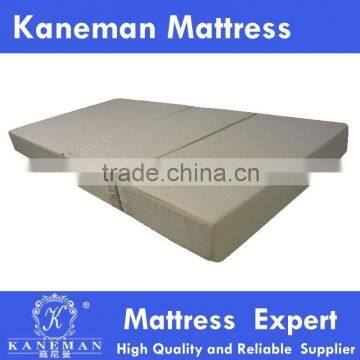 Promotion durable sofa bed mattress three folding mattress