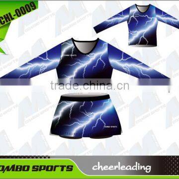 Combo Sport Fully Dye Sublimation Custom Cheerleading Uniform No MOQ