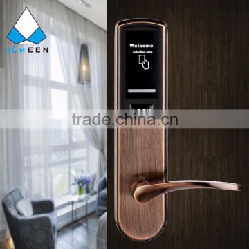 High quality stainless steel electronic hotel room lock with free software