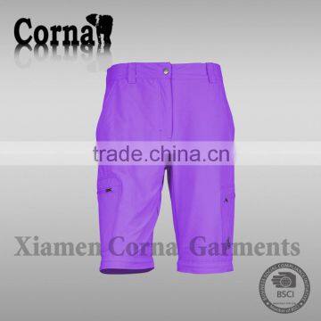 Custom Made Eco-friendly Nylon New Style Short Zip off Legs Pants Tartan Trousers Made in China photo-3