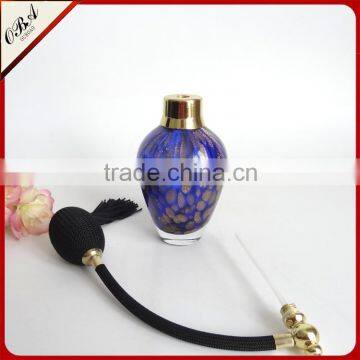Wholesale Handmade Luxury Air Bag Glass Perfume Bottle , Custom Gasbay Spray Pump Glass Perfume Bottle 70ml