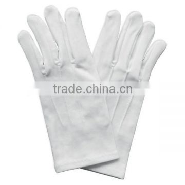 White Waiter Working Cotton Glove White Nylon Parade Glove Plain Cotton Gloves