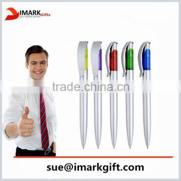 wholesale promotional printed plastic ballpoint pen/professional custom logo pen