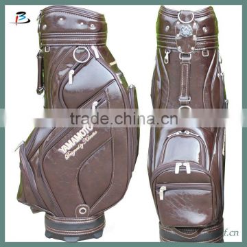 custom leather golf bag