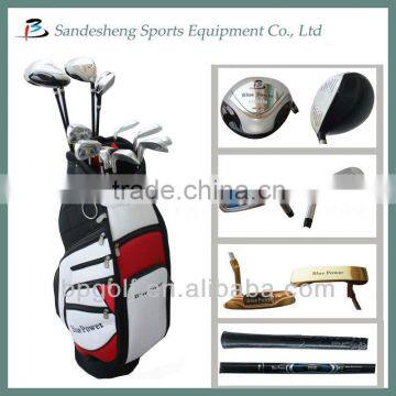 Branded golf club set