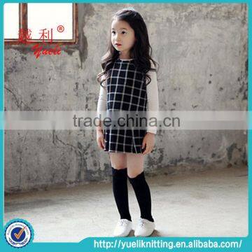 Wholesale custom non slip school kids knee high socks