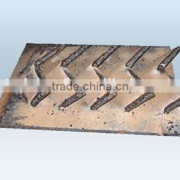 hardface wear plate for bulk solid materials/alloy steel plate price per kg