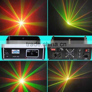 Multi color RGB laser light show system