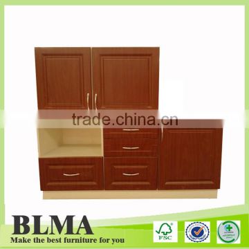 China wood kitchen cabinet simple designs