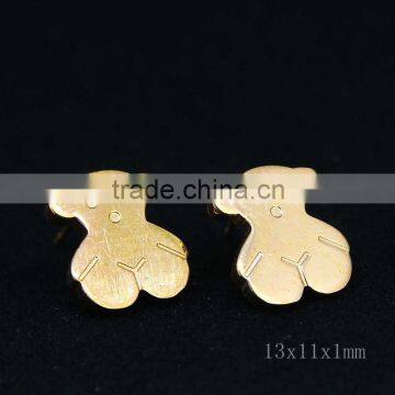 Bear Stud Earrings Customized on Sale