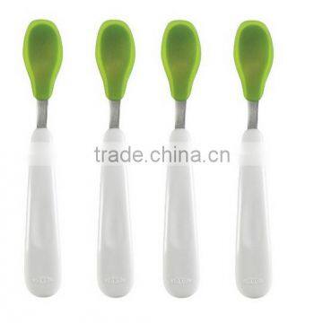OXO High Quality Tot Feeding Spoon Set With Soft Silicone Spoons