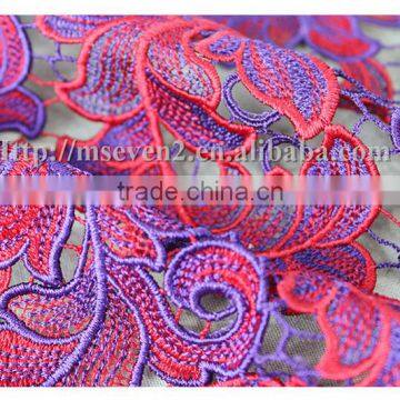 Best Selling Cold Water Soluble Poly Textile Embroidered Fabrics