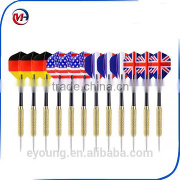 12pcs vs phoenix Tip Darts with National Flag Flights Stainless Steel Needle Dart with 3 Free PVC Dart Rods