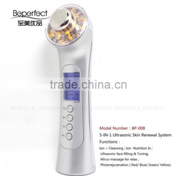 3Mhz Ultrasound galvanic Vibrating anti acne pimples removal beauty machine