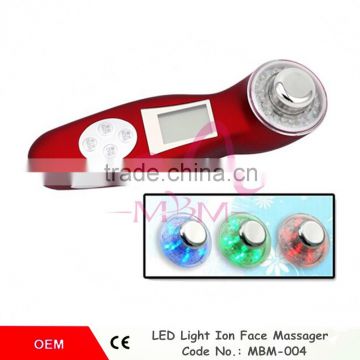 LED Ultrasonic Photon Facial Massager/Face Skin Massage Machine