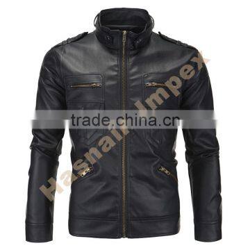 Men Slim fit Leather Jacket Real Leather Jacket