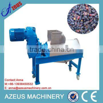 Single screw press fruit juice pressing machine/vegetable juice extracting machine