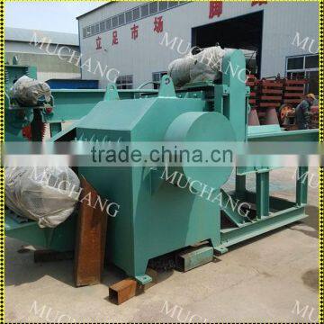 Industrial wood shredder for waste wood