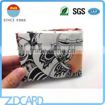 Custom Print Rfid Blocking Dupont Paper Wallet