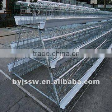 Ladder Type Layer Chicken Battery Cage With Auto Water System