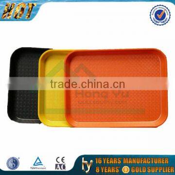 Food Grade PP Non-slip Stackable Rectangular Food Court Plastic Serving Trays Wholesale photo-4