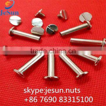 The Excellent Male and Female Screw Menu Book,book Binding Screw Made in China photo-3