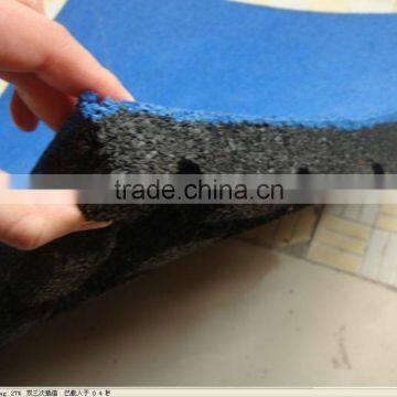 amusement park playground outdoor safety colored rubber floor tile 40mm thick