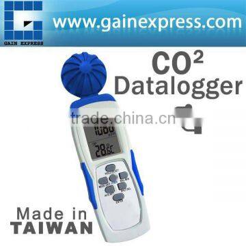 Digital USB Carbon Dioxide (CO2) Hand held Meter Data logger with Temperature RH Made in Taiwan