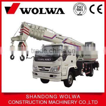 10 ton wolwa mobile truck crane GNQY-C10